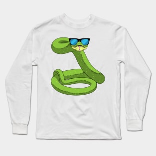 Snake Sunglasses Long Sleeve T-Shirt